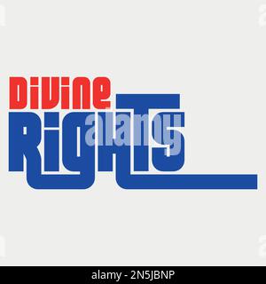 Logo  Divine Rights vector illustration Stock Vector