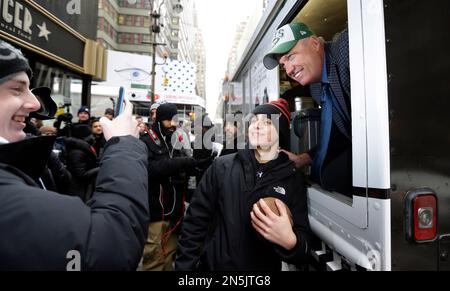 New York Jets super fan Edwin M. Anzalone, better known as Fireman