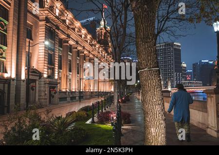 The Shanghai Postal Museum along the Suzhou Creek in Shanghai, China Stock Photo