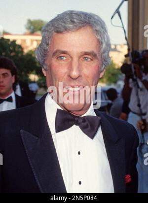 File photo - Burt Bacharach arrives at a gala for AIDS sponsored by Dionne Warwick and Showtime at the John F. Kennedy Center for the Performing Arts in Washington, DC on June 12, 1988. - Legendary American pop composer Burt Bacharach has died of natural causes in Los Angeles aged 94. Photo by Ron Sachs/CNP/ABACAPRESS.COM Stock Photo