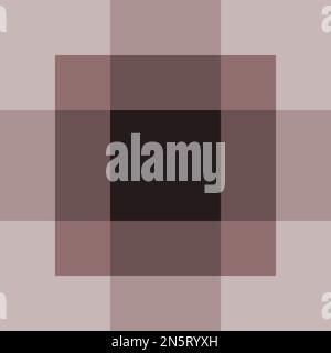 Seamless vector graphic of a pattern of brown squares of different colours forming a cross with a dark centre Stock Vector