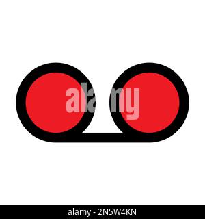 Recording icon line isolated on white background. Black flat thin icon on modern outline style. Linear symbol and editable stroke. Simple and pixel pe Stock Vector