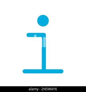 Information icon line isolated on white background. Black flat thin icon on modern outline style. Linear symbol and editable stroke. Simple and pixel Stock Vector