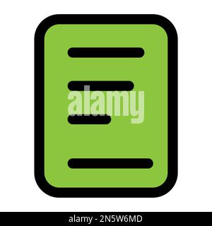 Reader icon line isolated on white background. Black flat thin icon on modern outline style. Linear symbol and editable stroke. Simple and pixel perfe Stock Vector