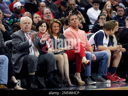 New Orleans Saints - Sean Payton and his wife Skylene at Game 1 of the New  Orleans Pelicans - Suns series 