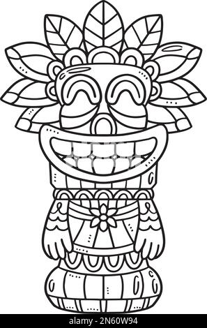 printable totem pole coloring pages