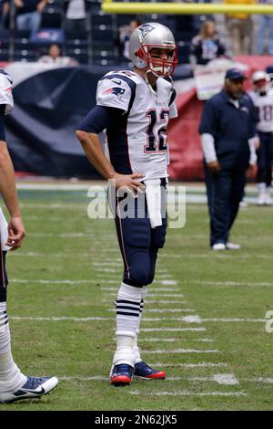 New England Patriots quarterback Tom Brady stands in the tunnel before a  game against the Cleveland Browns on November 07, 2010 in Cleveland. UPI /  David Richard Stock Photo - Alamy