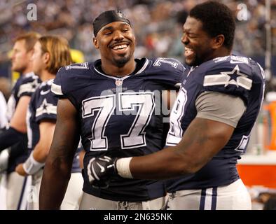 December 21, 2014: Dallas Cowboys tackle Jermey Parnell #78 during an NFL  football game between the Indianapolis Colts and the Dallas Cowboys at AT&T  Stadium in Arlington, TX Dallas defeated Indianapolis 42-7