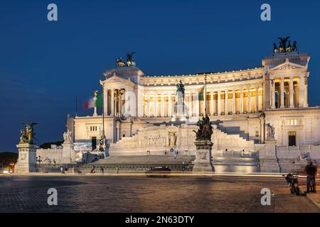 Vittorio Emanuele II National Monument in downtown Rome Italy Stock Photo