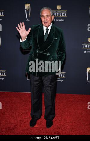 Phoenix, USA. 09th Feb, 2023. Arthur Blank walking on the red carpet at NFL Honors held at Symphony Hall at the Phoenix Convention Center in Phoenix, Arizona on Feb. 9, 2023. Super Bowl LVII will take place Sunday Feb. 12, 2023 between the Kansas City Chiefs and the Philadelphia Eagles. (Photo by Anthony Behar/Sipa USA) Credit: Sipa USA/Alamy Live News Stock Photo