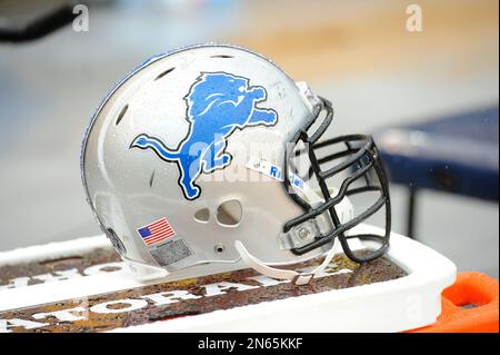 Detroit lions helmet hi-res stock photography and images - Alamy