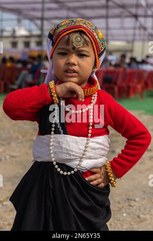 Pichora', a traditional attire of Kumaon region in Uttarakhand