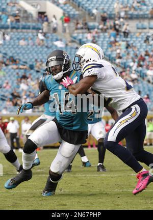 San Diego Chargers strong safety Marcus Gilchrist (38) runs during the  second half of an NFL football game against the Kansas City Chiefs Sunday,  Nov. 24, 2013, in Kansas City, Mo. (AP