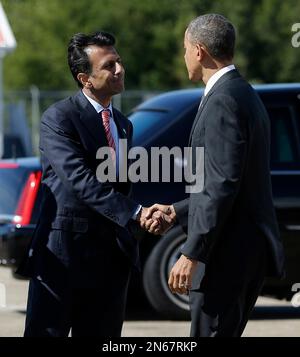 Jindal touts jobs push in ads, in visit to SNF