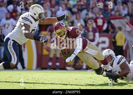 San Diego Chargers defensive end Kendall Reyes, left, and