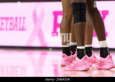 Conte Forum. 9th Feb 2023. Massachusetts USA Players wore pink