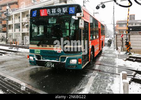 Tokyo gets heavy snow advisory as weather agency warns of disruptions