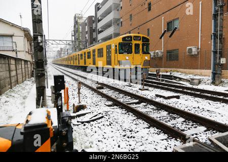 Tokyo gets heavy snow advisory as weather agency warns of disruptions