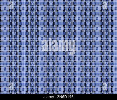 Pixels Pixelated Seamless Pattern Background Design, Small Blocks Seamless Pixels Pattern Stock Photo