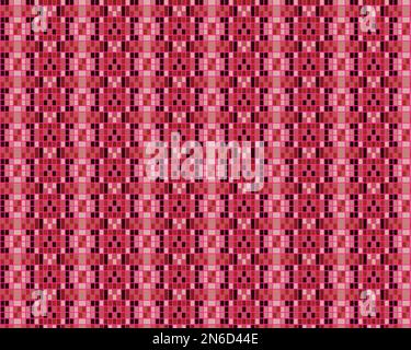 Pixels Pixelated Seamless Pattern Background Design, Small Blocks Seamless Pixels Pattern Stock Photo