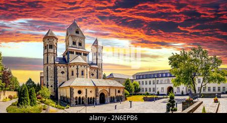 Kloster Maria Laach, Germany Stock Photo