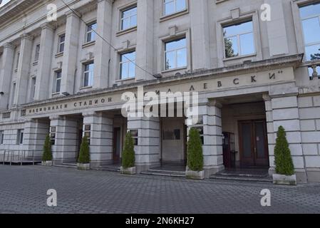 Main engrance to the Vasil Levski National Stadium, Sofia, Bulgaria Stock Photo