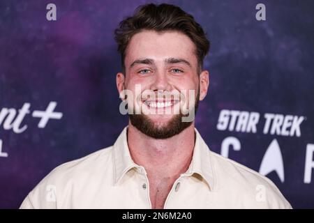 Hollywood, United States. 09th Feb, 2023. HOLLYWOOD, LOS ANGELES, CALIFORNIA, USA - FEBRUARY 09: Harry Jowsey arrives at the Los Angeles Premiere Of Paramount 's Original Series 'Star Trek: Picard' Third And Final Season held at the TCL Chinese Theatre IMAX on February 9, 2023 in Hollywood, Los Angeles, California, United States. (Photo by Xavier Collin/Image Press Agency) Credit: Image Press Agency/Alamy Live News Stock Photo