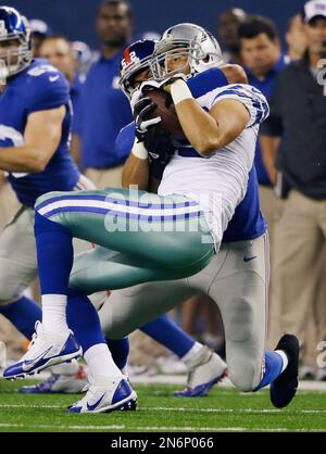 Oct 16, 2011; East Rutherford, NJ, USA; New York Giants linebacker Spencer  Paysinger (55) leaves the field after the game against the Buffalo Bills at  MetLife Stadium. New York defeated Buffalo 27-24 Stock Photo - Alamy