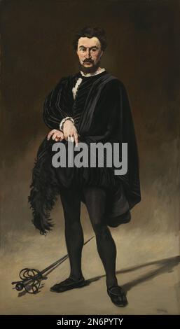 Edouard Manet The Tragic Actor (Rouvière as Hamlet) 1866 Stock Photo