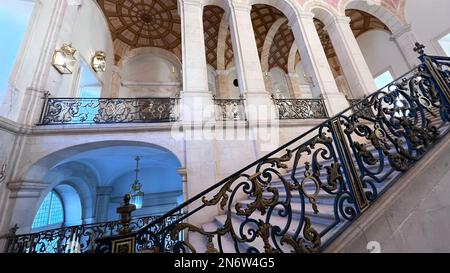 Interior of the royal palace of Aranjuez Stock Photo