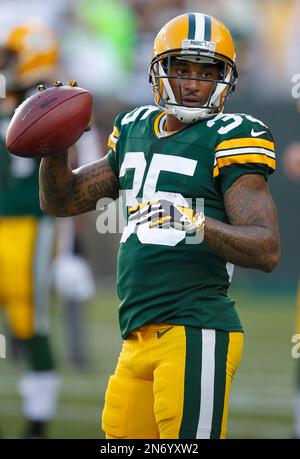 Green Bay Packers' Loyce Means during NFL football training camp Tuesday,  July 30, 2013, in Green Bay, Wis. (AP Photo/Morry Gash Stock Photo - Alamy