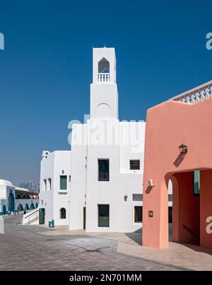 Mina District Mosque, Old Doha Port, Qatar Stock Photo