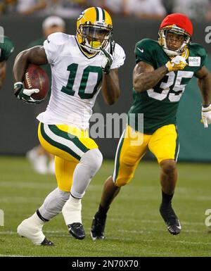 Green Bay Packers' Loyce Means during NFL football training camp Tuesday,  July 30, 2013, in Green Bay, Wis. (AP Photo/Morry Gash Stock Photo - Alamy