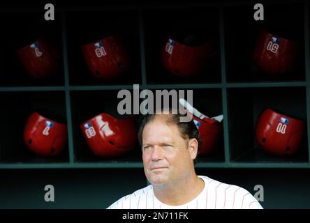 Philadelphia Phillies baseball player Darren Daulton -- Please credit  photographer Kirk Schlea Stock Photo - Alamy