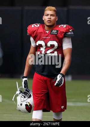 Arizona Cardinals Tyrann Mathieu prior to the start of the Pro Football  Hall of Fame Game against the Dallas Cowboys at Tom Benson Hall of Fame  Stadium in Canton OH August 3