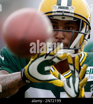 Green Bay Packers' Loyce Means during NFL football training camp Tuesday,  July 30, 2013, in Green Bay, Wis. (AP Photo/Morry Gash Stock Photo - Alamy