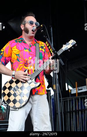 Aaron Barrett of Reel Big Fish performs in concert at Club Revolution. Ft.  Lauderdale, Fla. 7/23/07. All Stock Photo - Alamy
