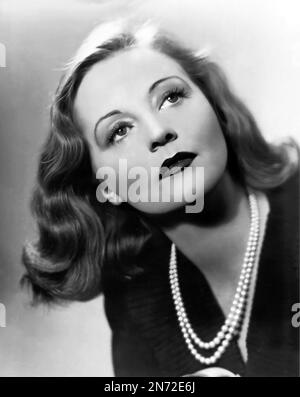 Tallulah Bankhead. Portrait of the American actress, Tallulah Brockman Bankhead (1902-1968), publicity photo, c. 1941 Stock Photo