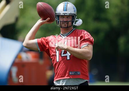 Detroit Lions quarterback Shaun Hill (14) passes during first half NFL  action between the New York Giants and Detroit Lions at the New Meadowlands  Stadium in East Rutherford, New Jersey. (Credit Image: © Will  Schneekloth/Southcreek Global/ZUMApress