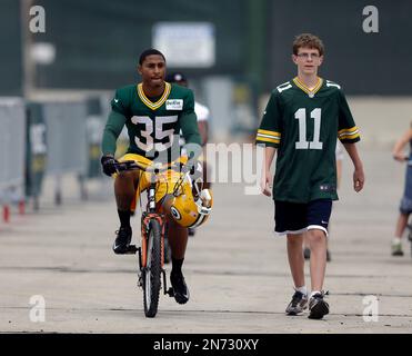 Green Bay Packers' Loyce Means during NFL football training camp Tuesday,  July 30, 2013, in Green Bay, Wis. (AP Photo/Morry Gash Stock Photo - Alamy