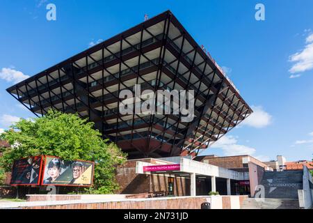 Bratislava (Pressburg), Slovak Radio Building (Budova Slovenského rozhlasu) in Slovakia Stock Photo