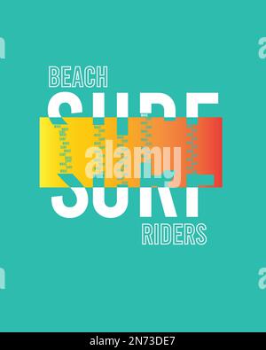 Surf Pro Riders Sign Surf graphics poster and logo. Happy surfer sign. Surfing design for ...
