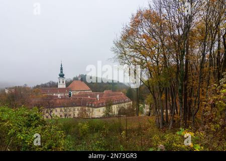 Heiligenkreuz, Heiligenkreuz Abbey in Wienerwald, Vienna Woods, Lower Austria, Austria Stock Photo