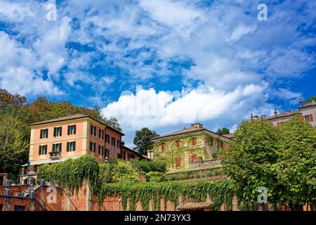 Picturesque house situated above a parking lot in the northern