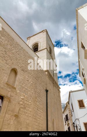 Church, Santa Maria, Old Town, Polignano a Mare, Puglia, Southern Italy, Italy, Europe Stock Photo