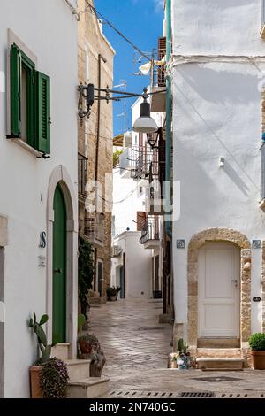 Old Town, Polignano a Mare, Puglia, Southern Italy, Italy, Europe Stock Photo