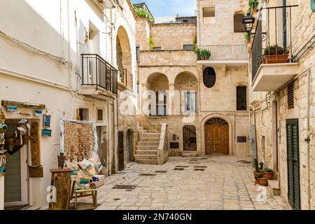 Old Town, Polignano a Mare, Puglia, Southern Italy, Italy, Europe Stock Photo