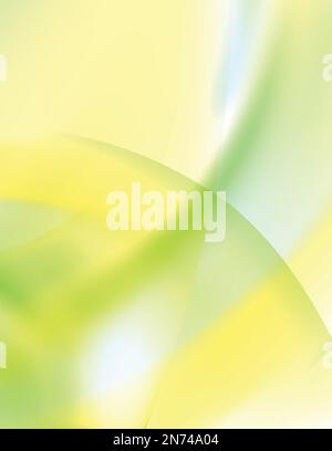 Abstract blurred yellow and green background. Simple vector graphic pattern Stock Vector