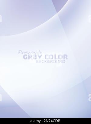 Abstract pale periwinkle gray background with rounded translucent shapes. Minimal vertical bluish vector graphic pattern Stock Vector