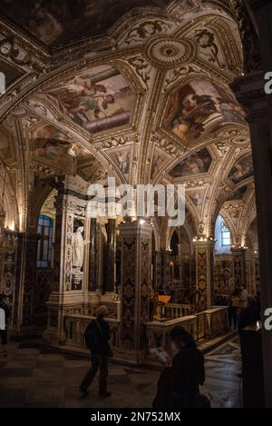 Amalfi, Italy, Crypt of the St. Andrew cathedral in Amalfi, Southern Italy Stock Photo